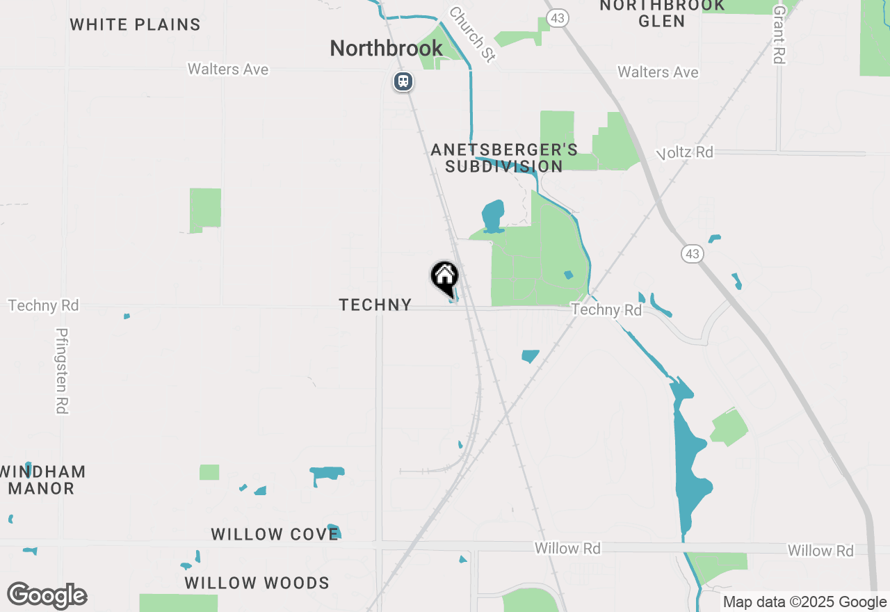Map of 1976 Kingsley Circle, Northbrook, IL 60062