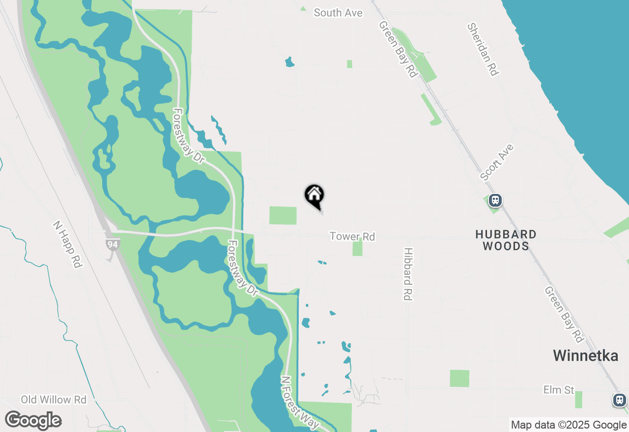 Map of 1522 Edgewood Lane, Winnetka, IL 60093