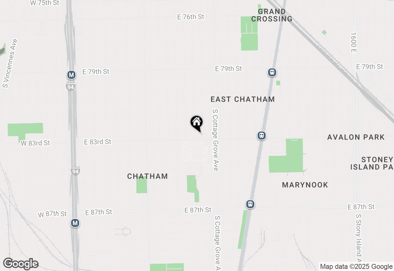 Map of 8246 S Langley Avenue, Chicago, IL 60619