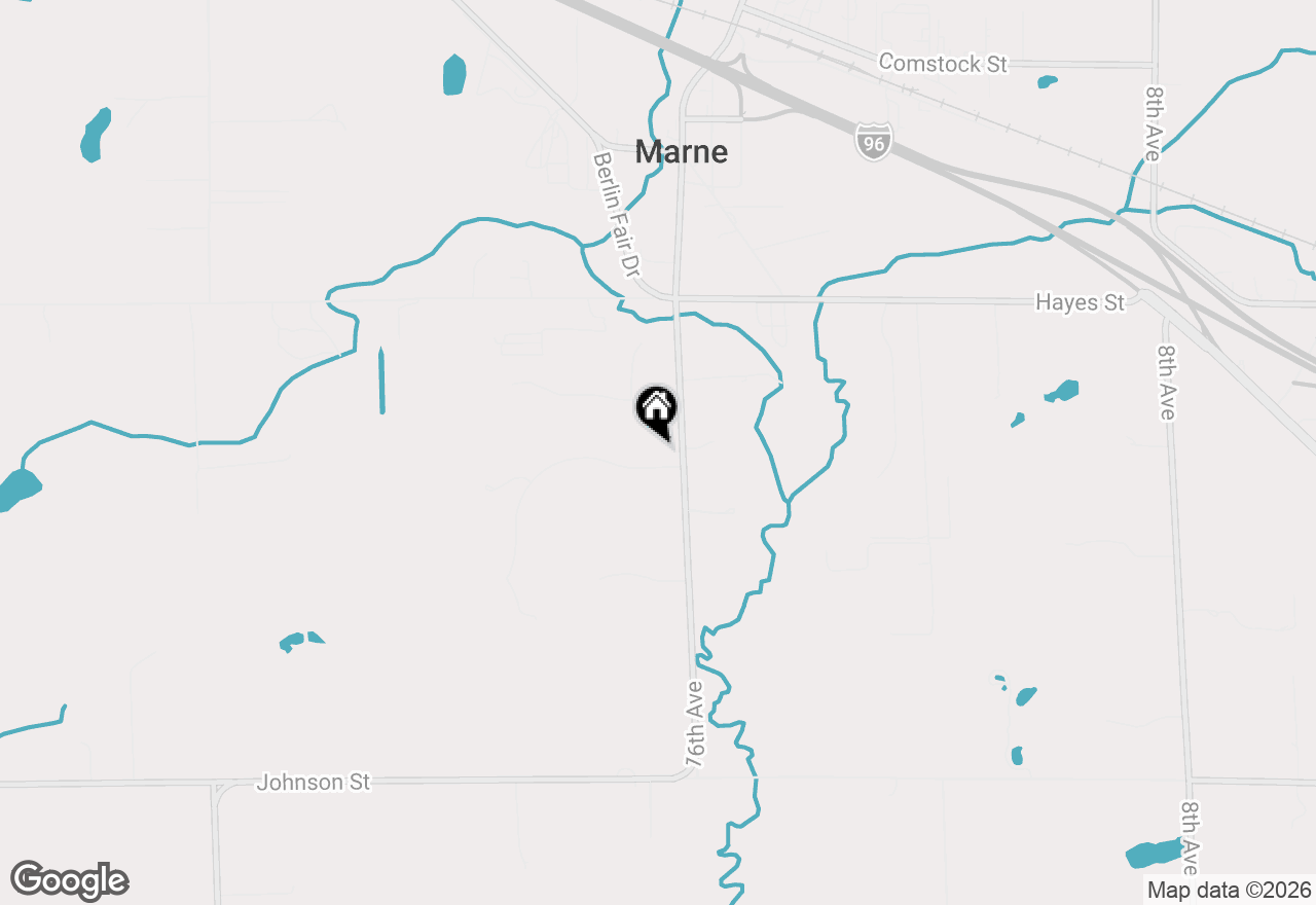 Map of 14155 16th Avenue, Marne, MI 49435