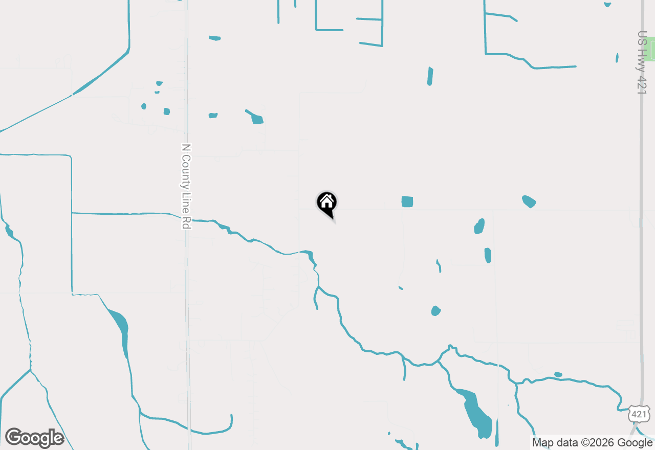 Map of 11180 W 100 N, Michigan City, IN 46360