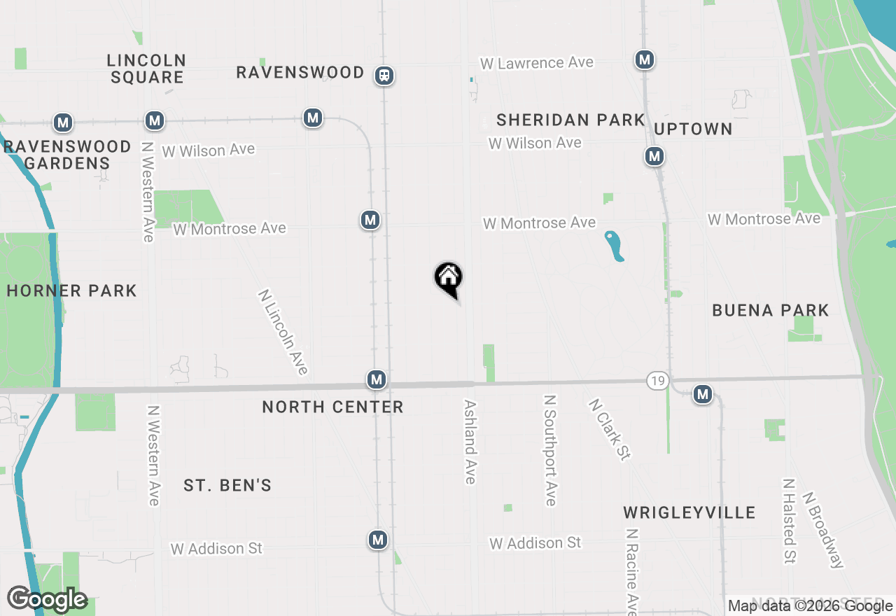 Map of (Address confidential), Chicago, Illinois 60613