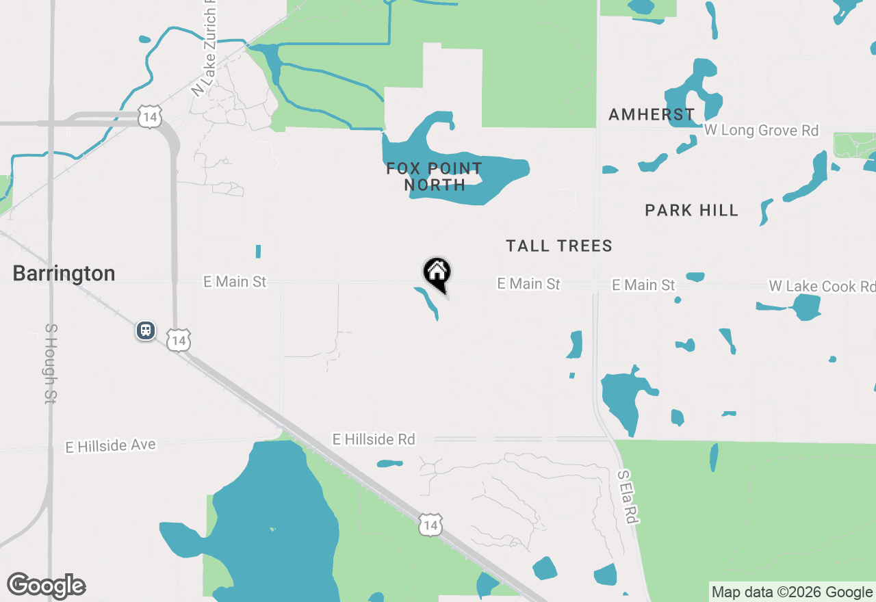 Map of 1419 E Main Street, Barrington, IL 60010