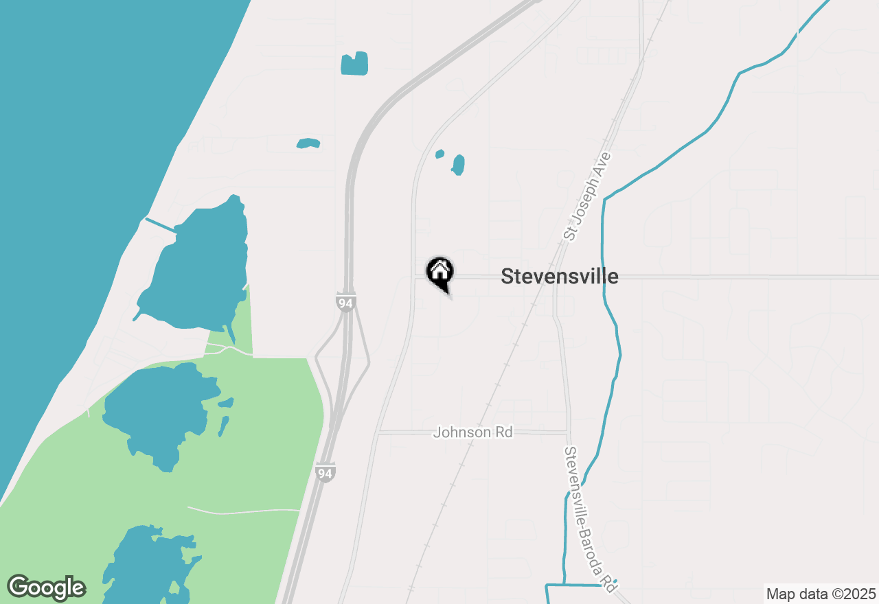 Map of 5760 George Street, Stevensville, MI 49127