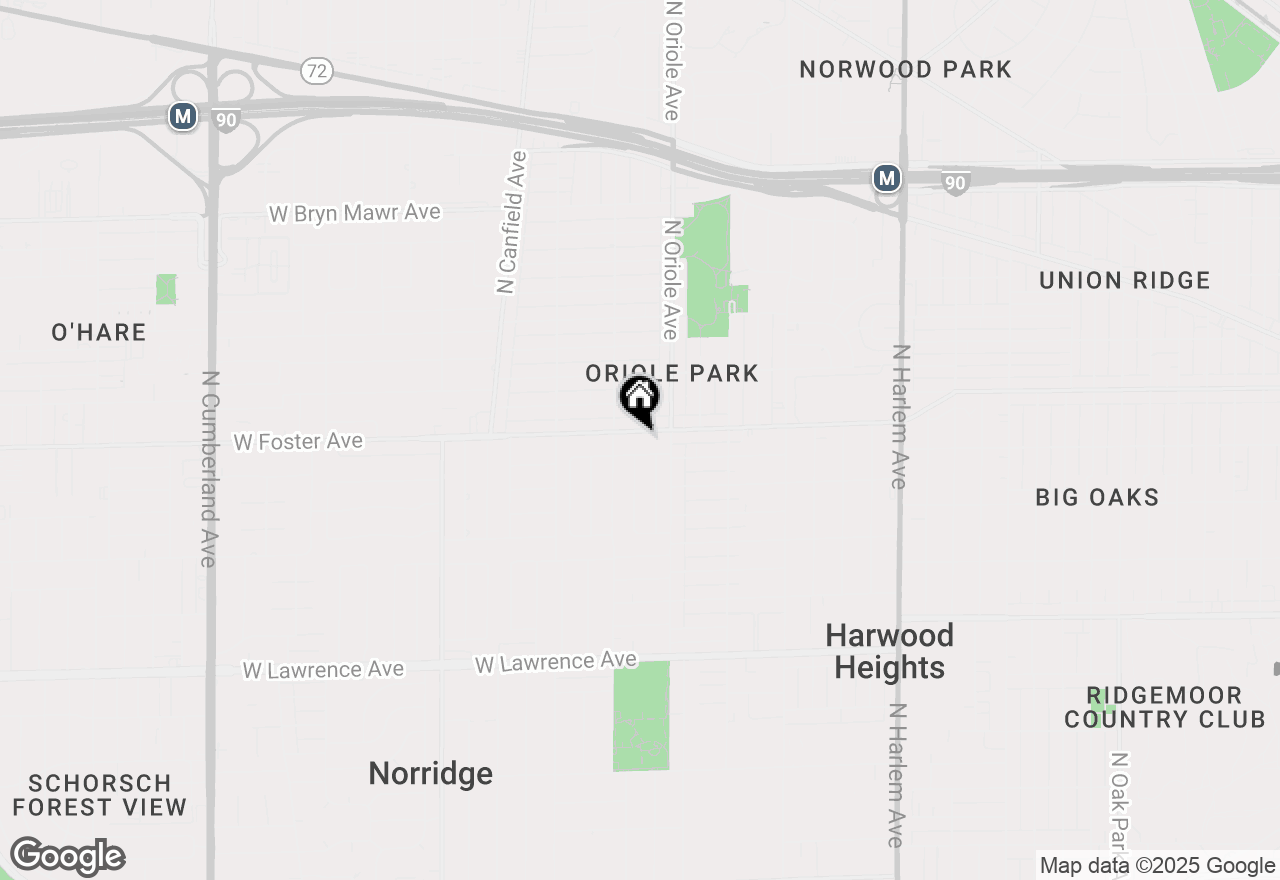 Map of 7635 W Foster Avenue, Chicago, IL 60656