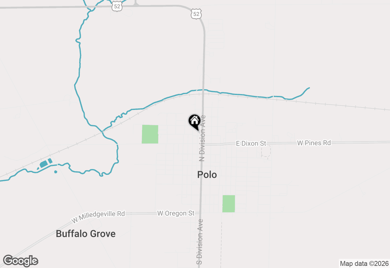 Map of 210 W North Street, Polo, IL 61064