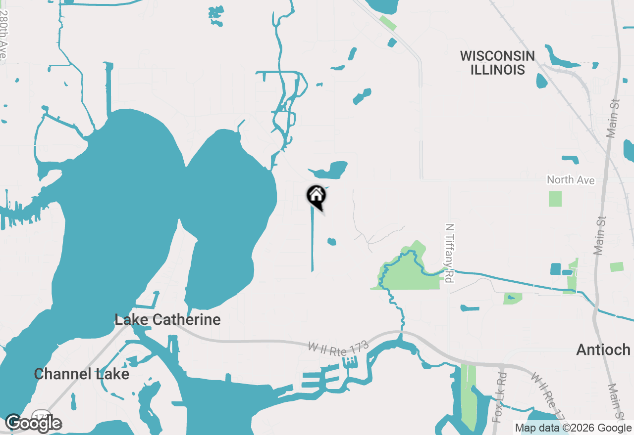 Map of 644 Needlegrass Parkway, Antioch, IL 60002