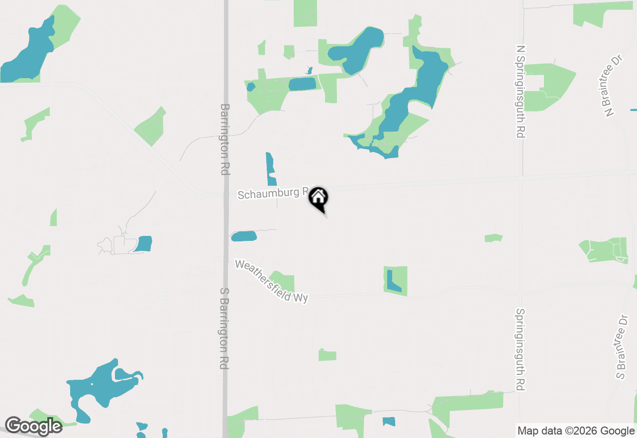 Map of 105 Glenridge Lane, Schaumburg, IL 60193