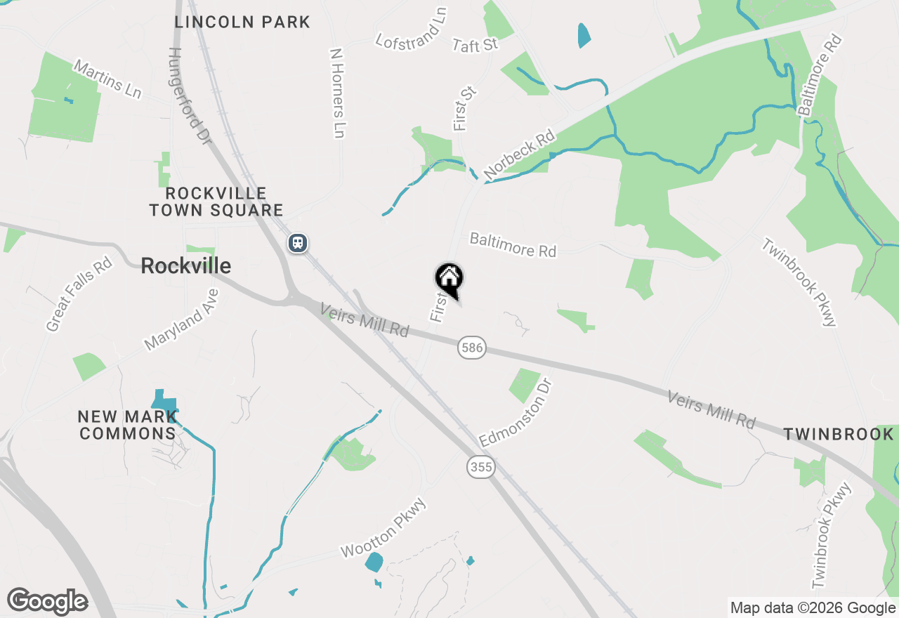 Map of 908 Grandin Avenue, Rockville, MD 20851