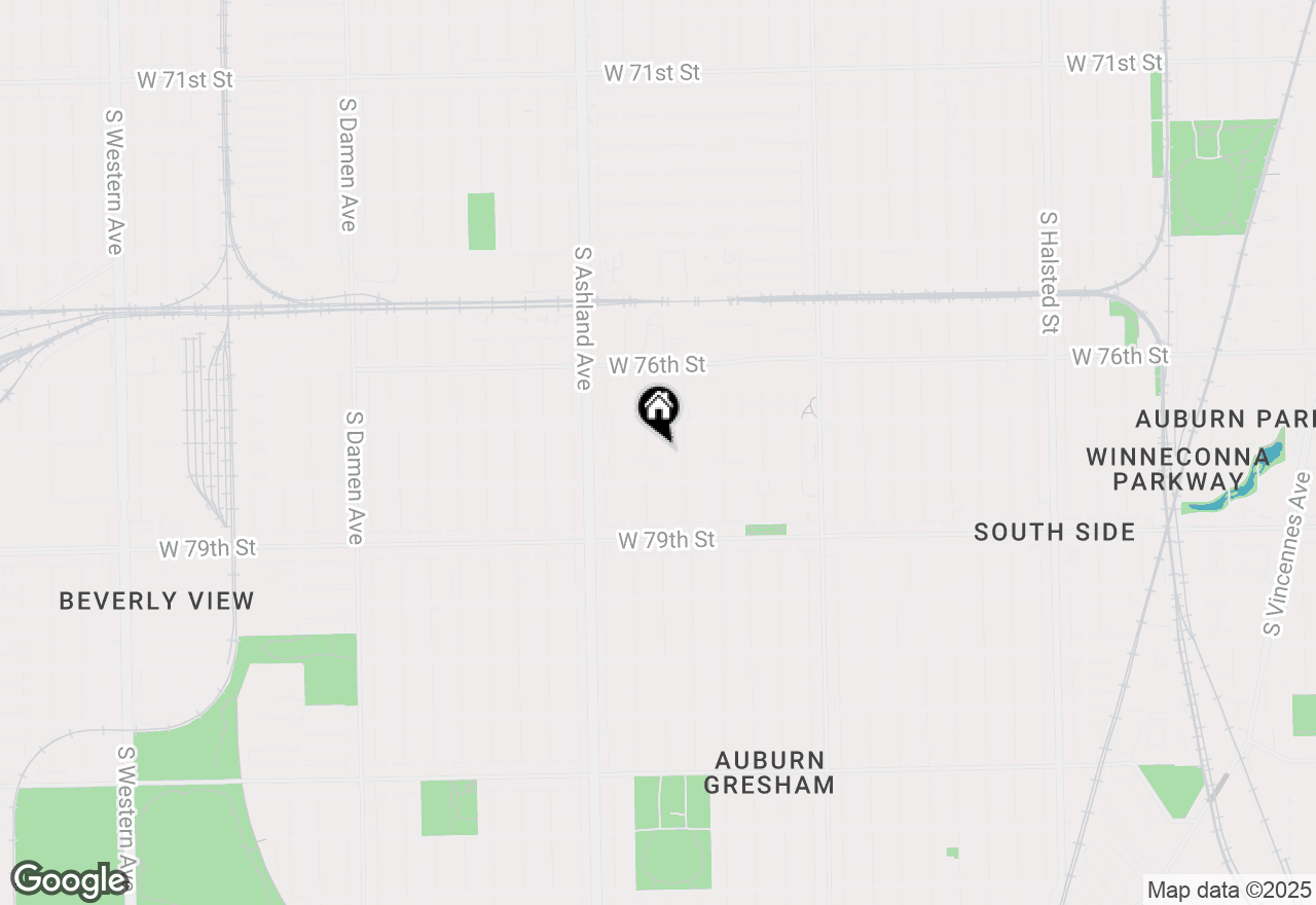 Map of 7728 S Bishop Street, Chicago, IL 60620