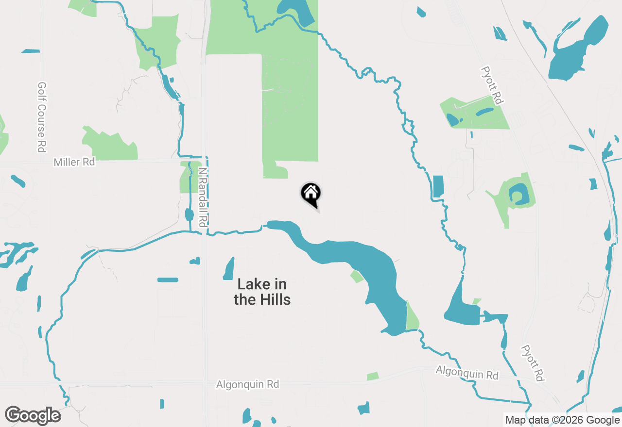 Map of 1112 Spruce Street, Lake In The Hills, IL 60156