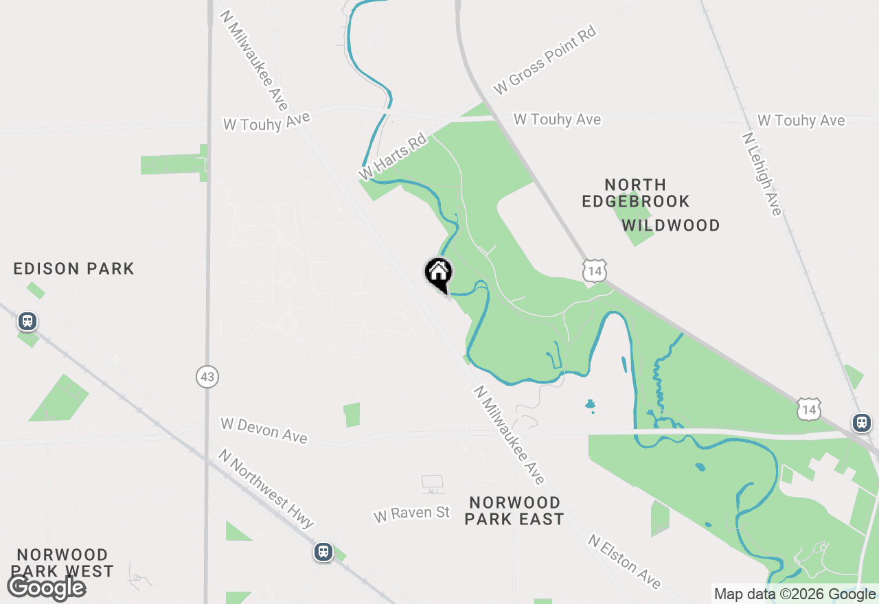 Map of 6701 N Milwaukee Avenue #303, Niles, IL 60714