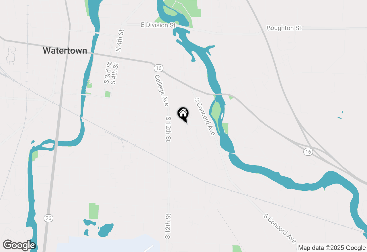 Map of 809 Richards Ave, Watertown, WI 53094