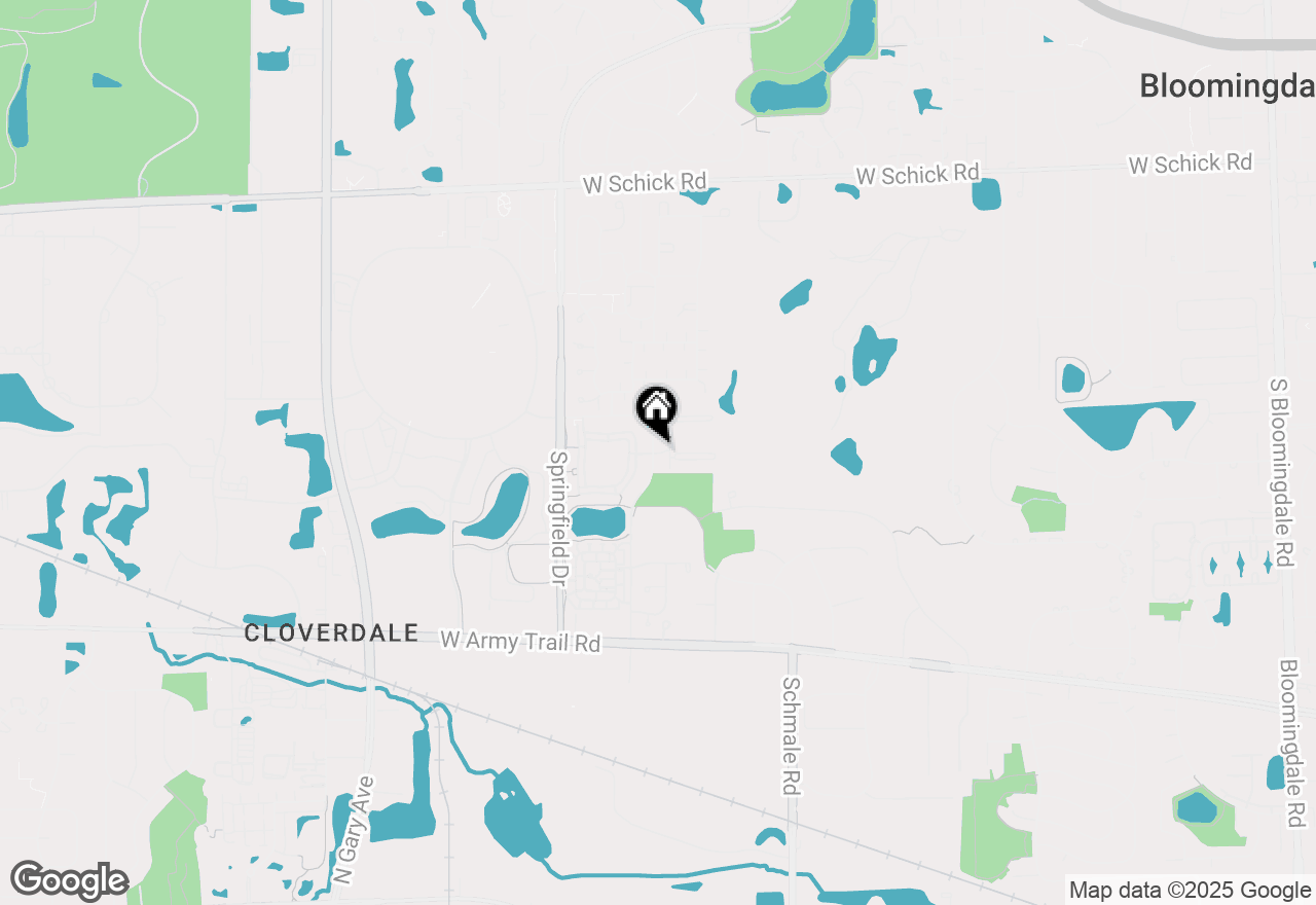 Map of 127 Glengarry Drive #307, Bloomingdale, IL 60108