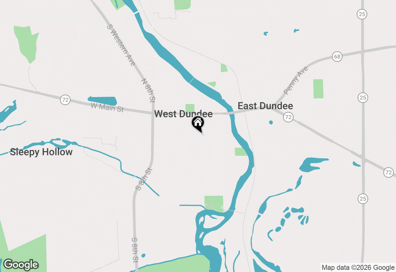 Map of 315 Liberty Street, West Dundee, IL 60118