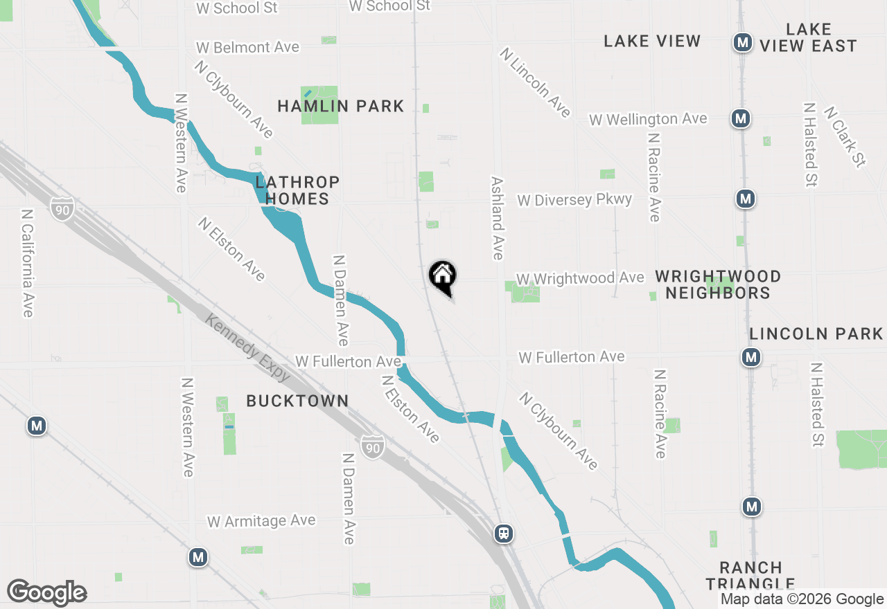 Map of 1743 W Terra Cotta Place, Chicago, IL 60614