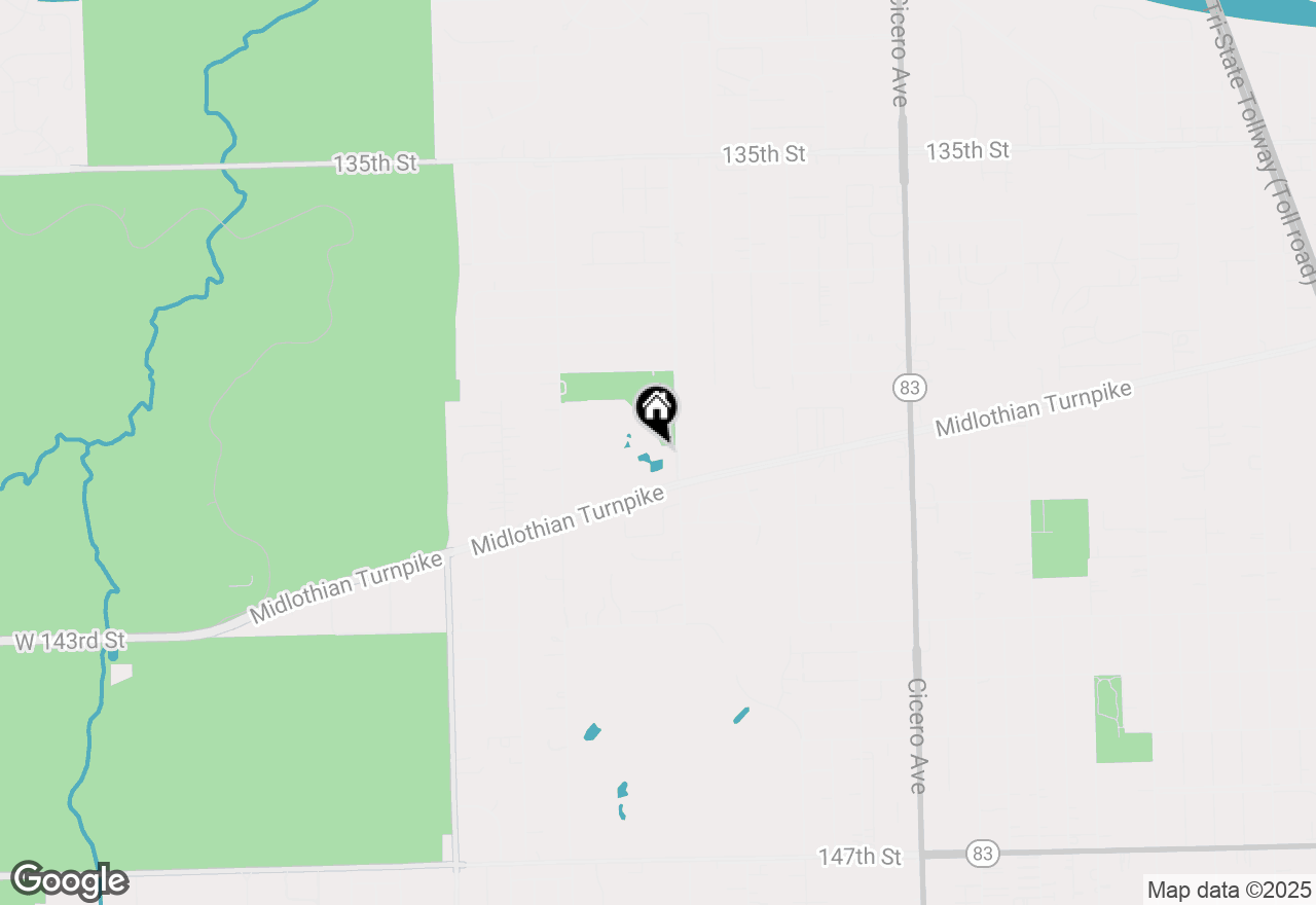 Map of 5219 James Lane #1604, Crestwood, IL 60418