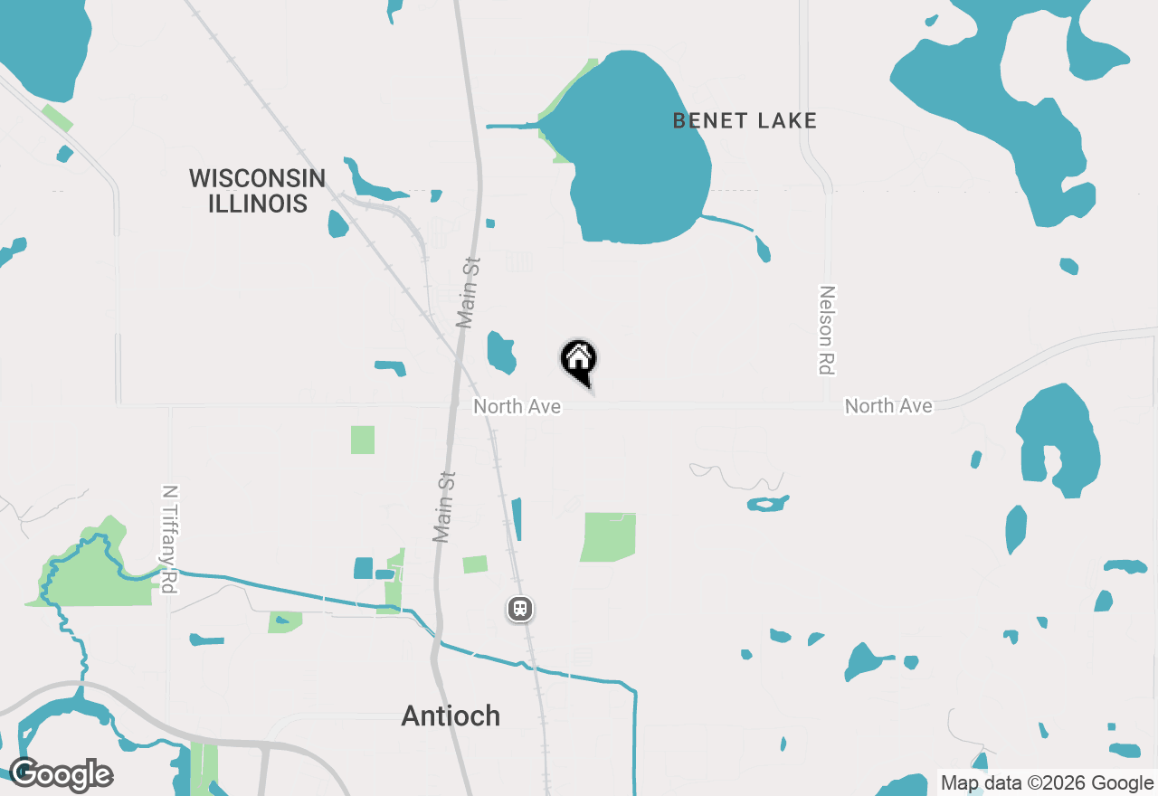 Map of 387 Lakewood Drive, Antioch, IL 60002