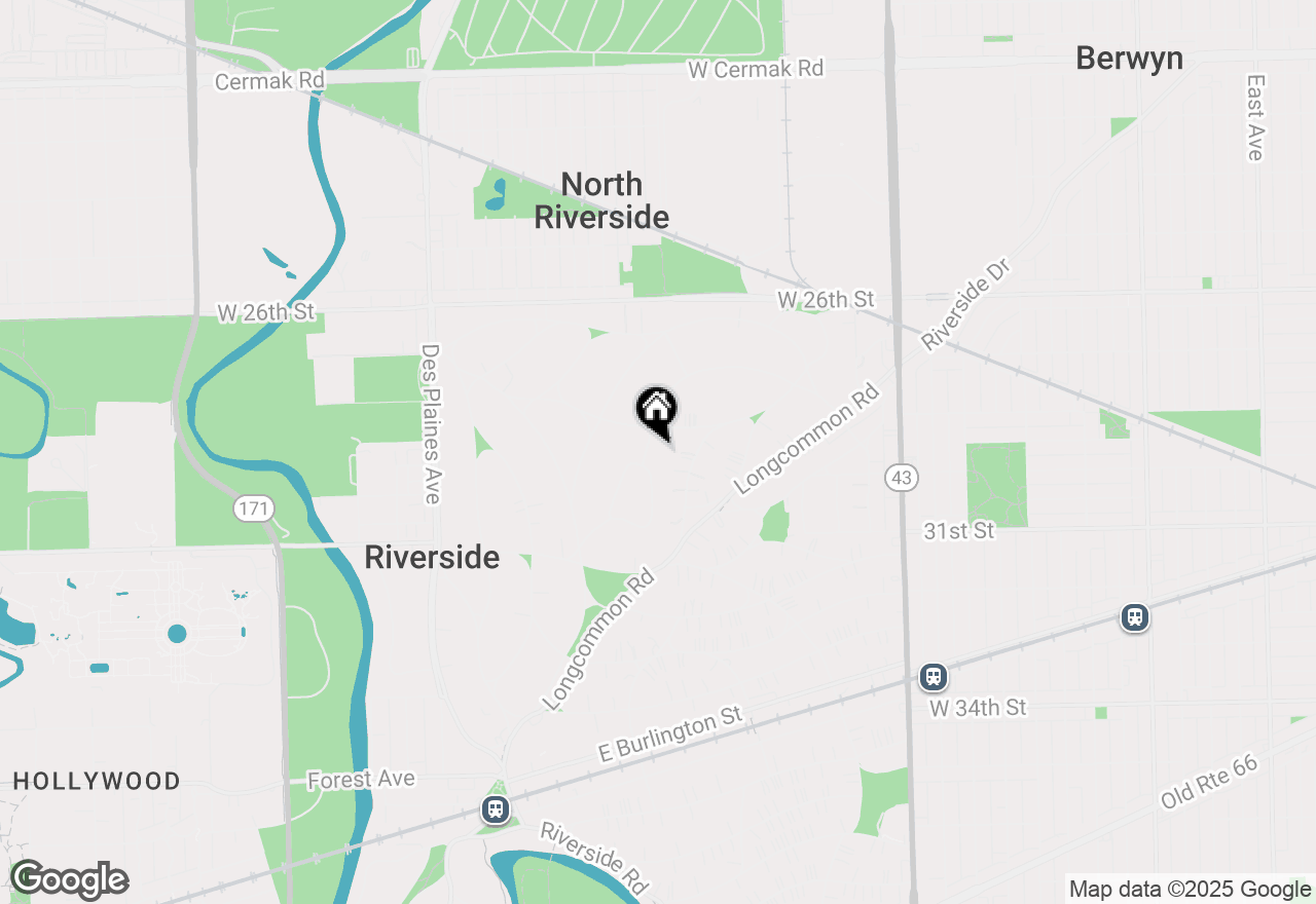 Map of 363 Uvedale Road S, Riverside, IL 60546