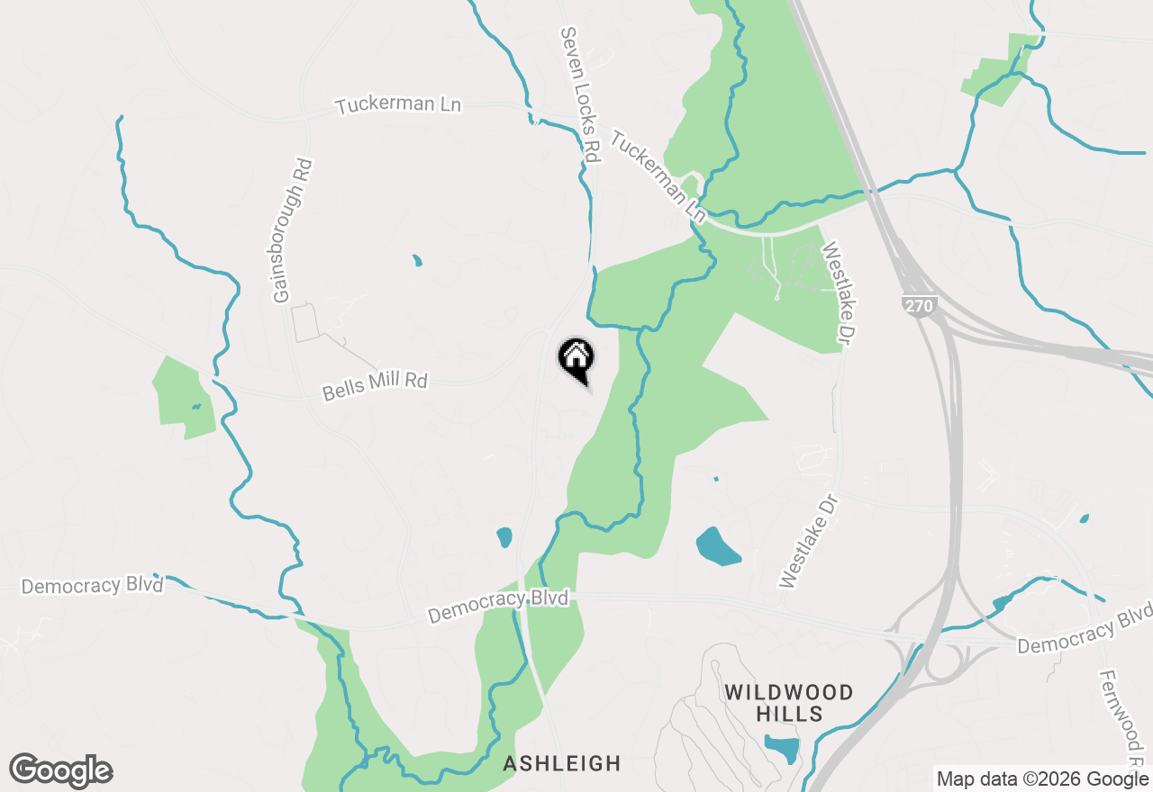 Map of 7835 Muirfield Court, Potomac, MD 20854