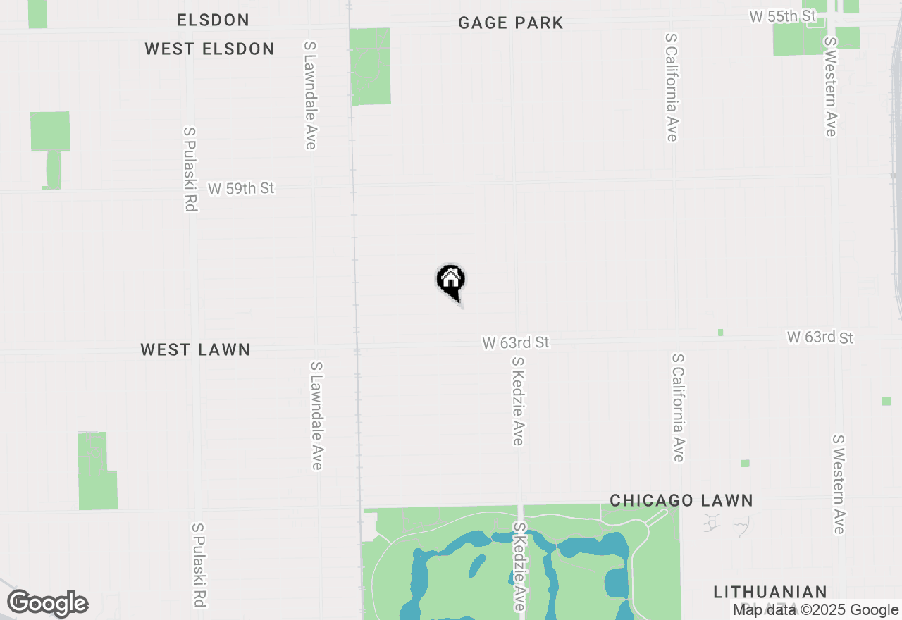 Map of 3341 W 62nd Street, Chicago, IL 60629