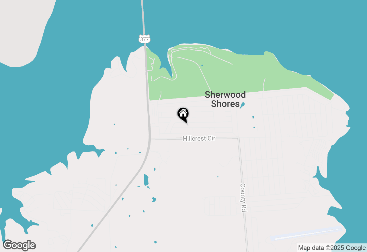 Map of 91 Dover Drive, Gordonville, TX 76245