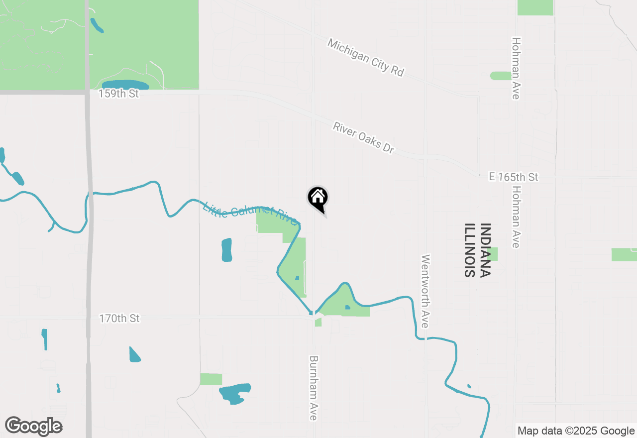 Map of 1421 Burnham Avenue, Calumet City, IL 60409