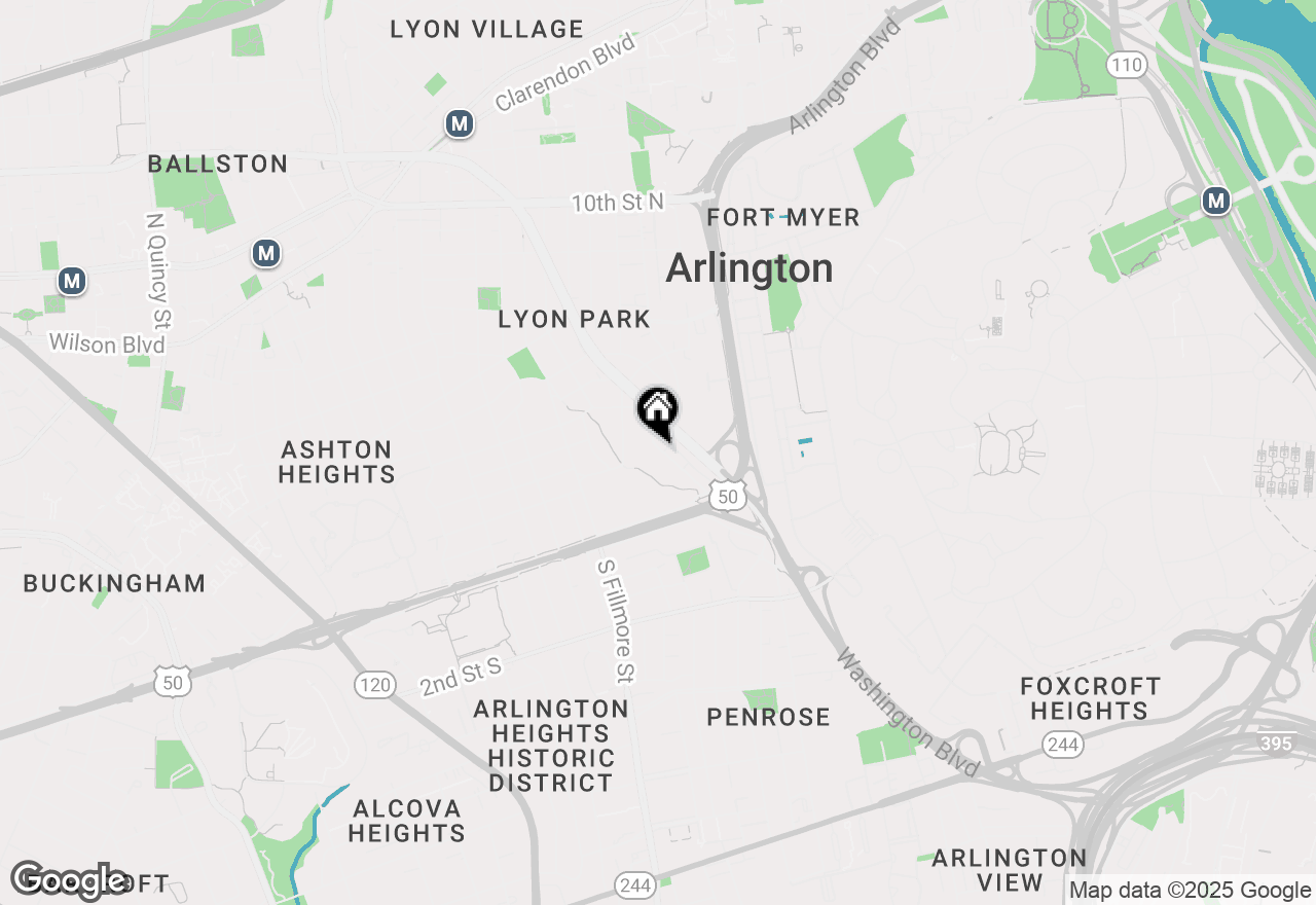 Map of 132 N Bedford Street #B, Arlington, VA 22201