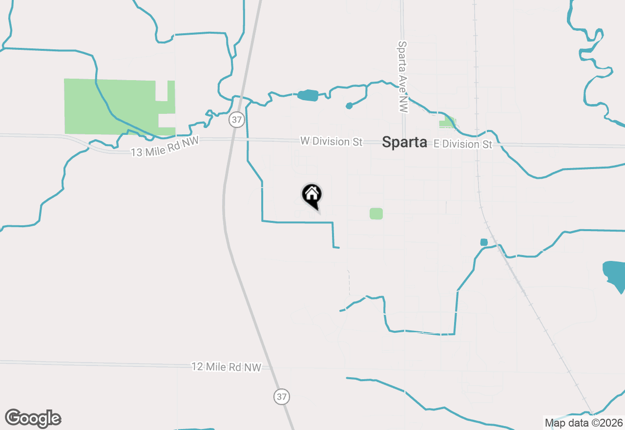 Map of 210 Heatherview Street Nw, Sparta, MI 49345