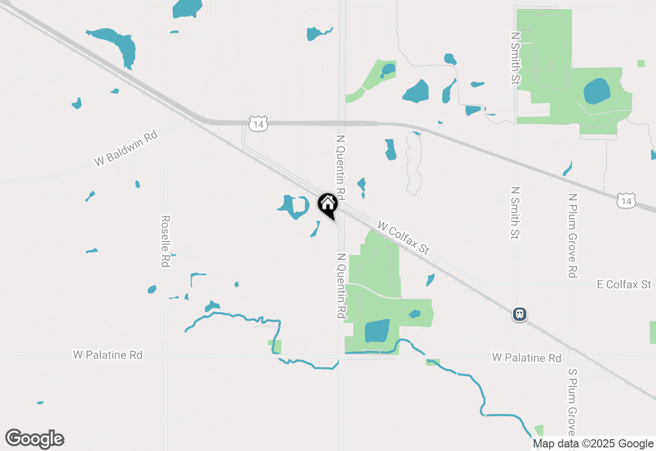 Map of 406 N Cambridge Drive #406, Palatine, IL 60067