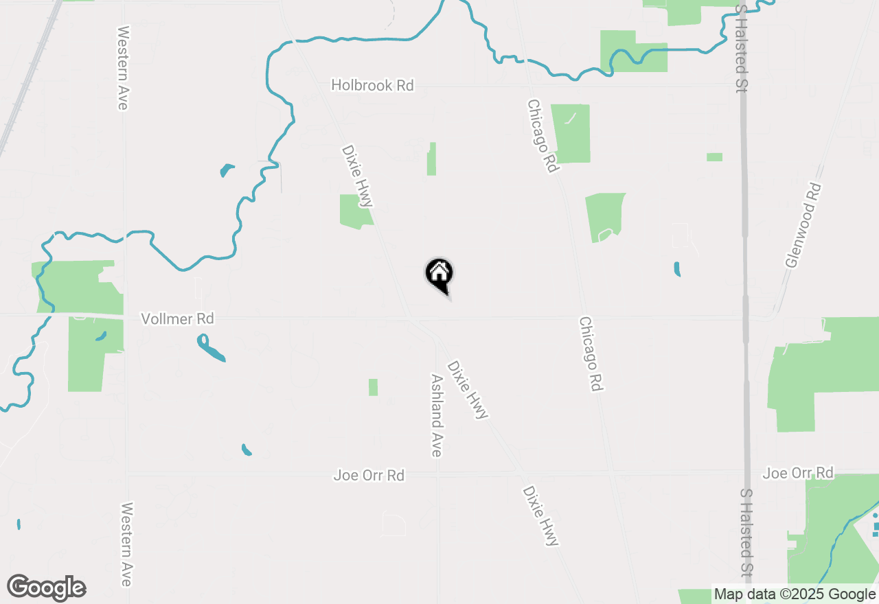 Map of 190 Sherry Lane, Chicago Heights, IL 60411