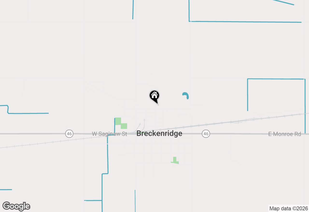 Map of 239 E Summit Street, Breckenridge, MI 48615