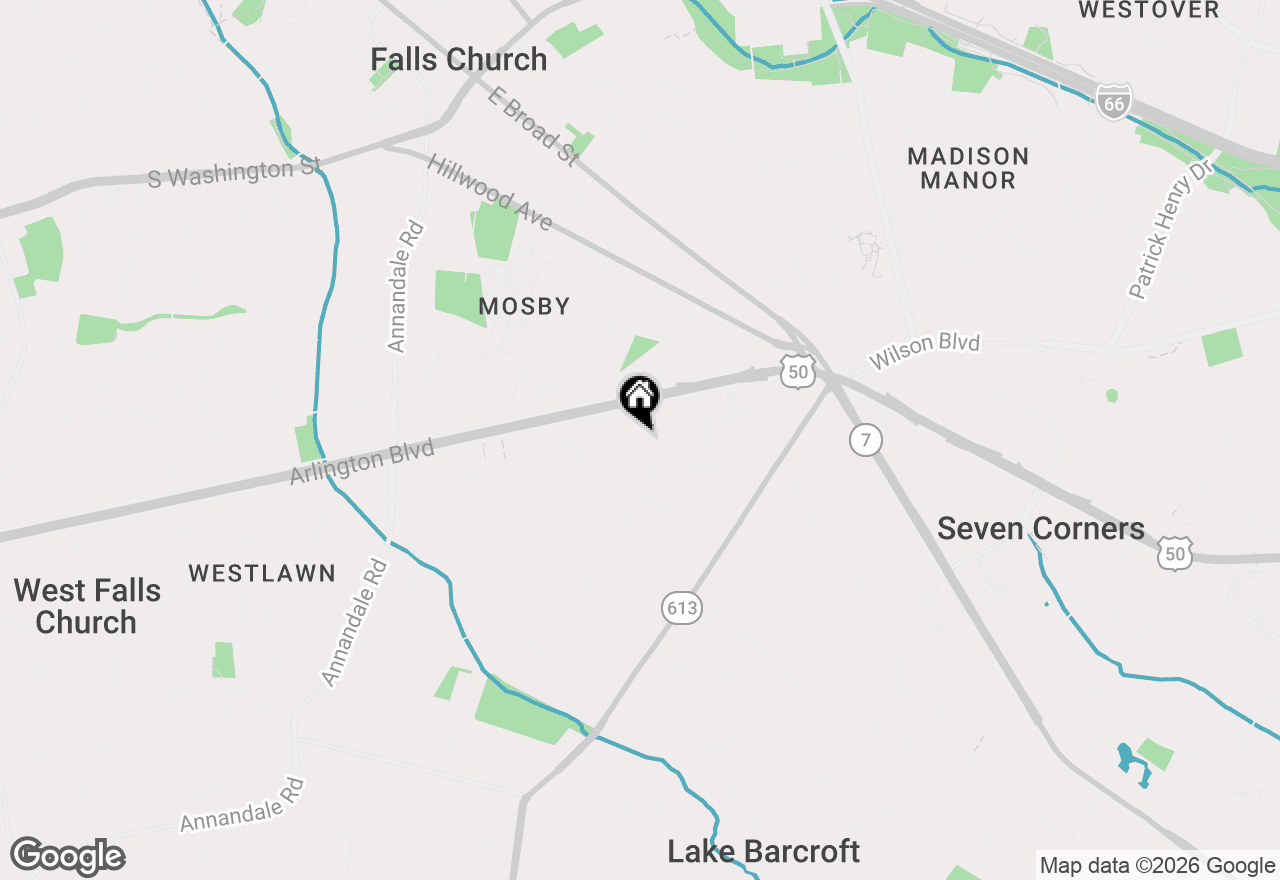 Map of 6448 Spring Terrace, Falls Church, VA 22042