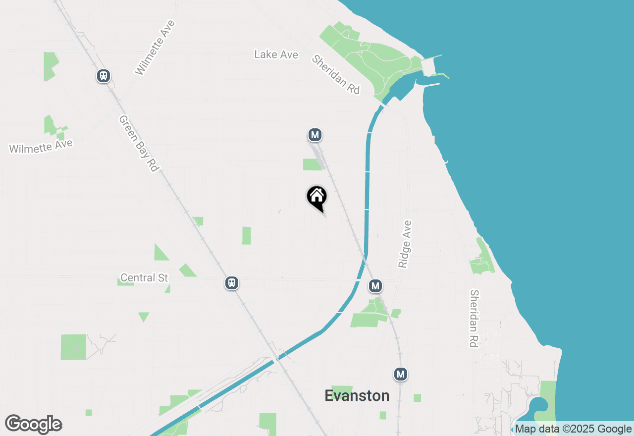 Map of 2732 Hampton Parkway #C1, Evanston, IL 60201