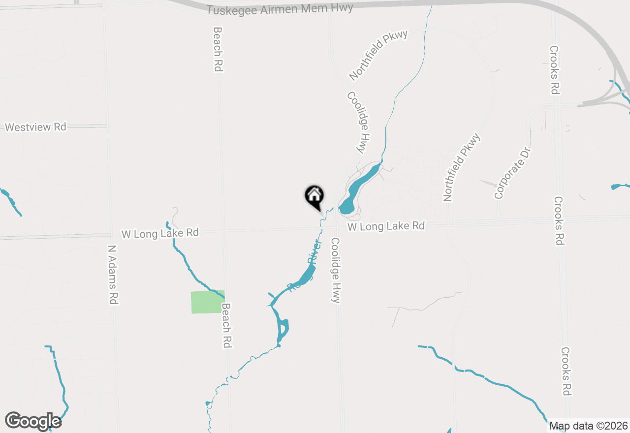 Map of 5044 Christy Court, Troy, MI 48098