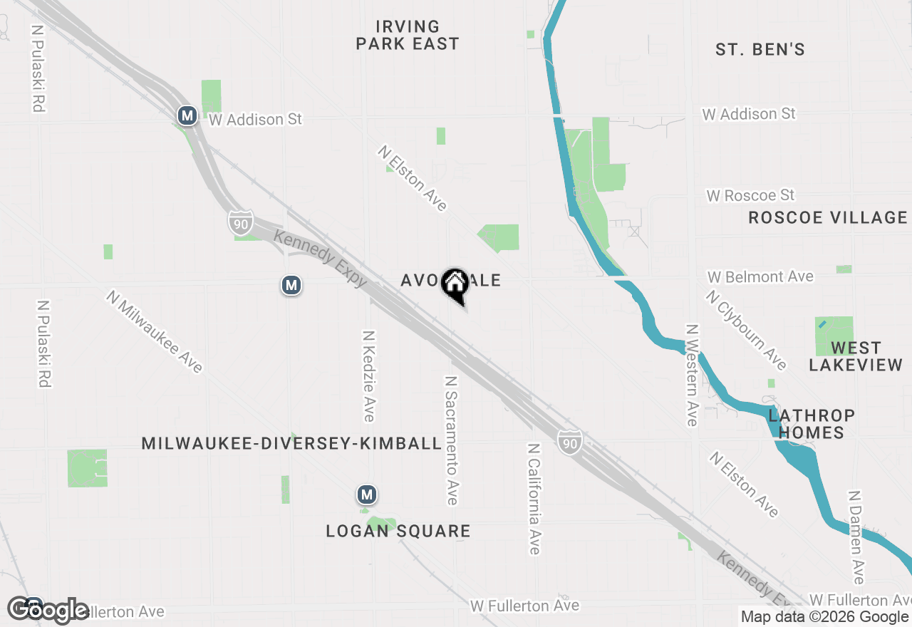 Map of 2970 W Nelson Street, Chicago, IL 60618