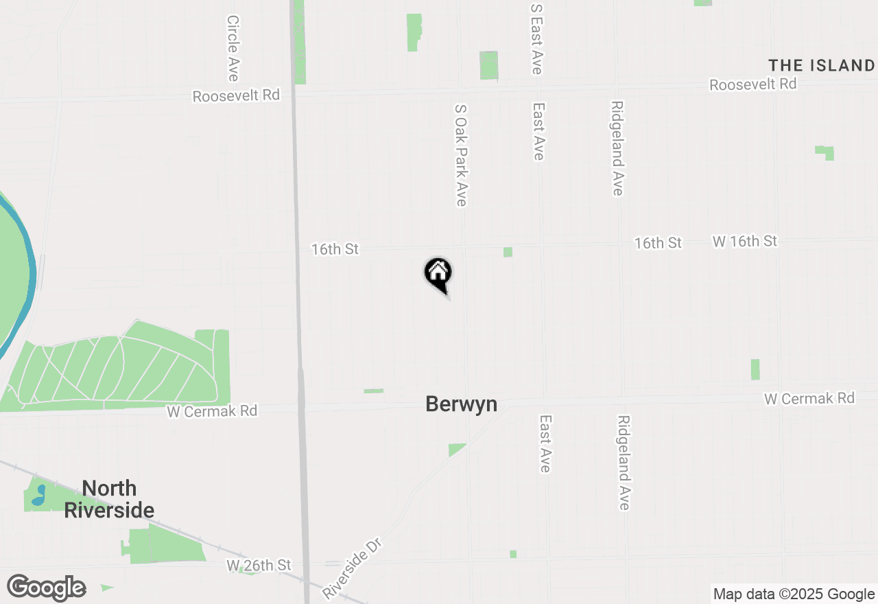 Map of 1820 Grove Avenue #1, Berwyn, IL 60402