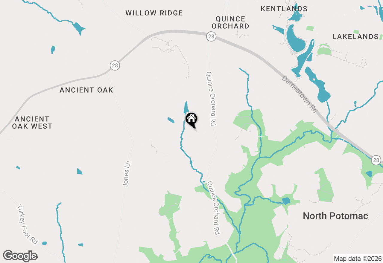 Map of 10 Chinaberry Court, North Potomac, MD 20878