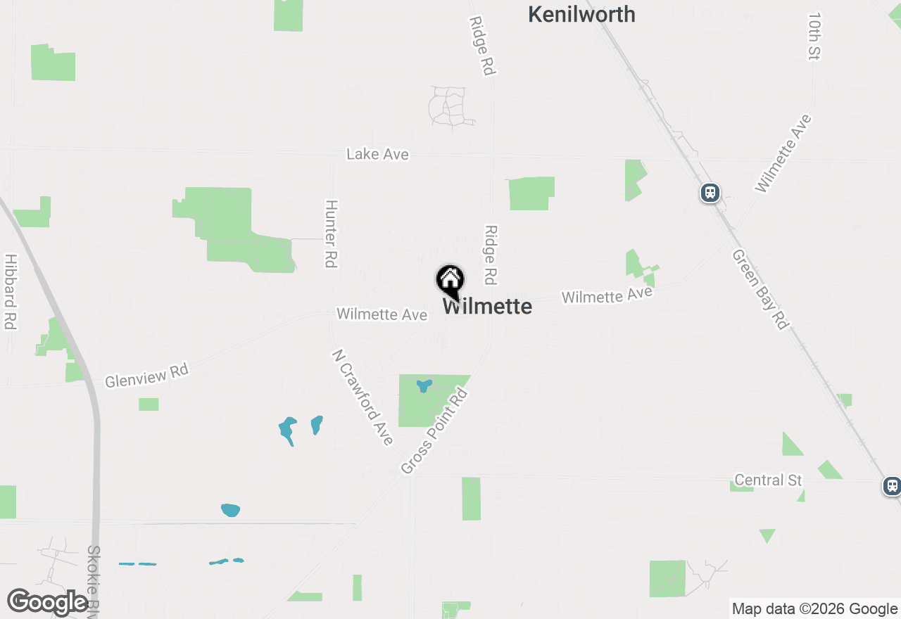 Map of 411 Pine Manor Drive, Wilmette, IL 60091