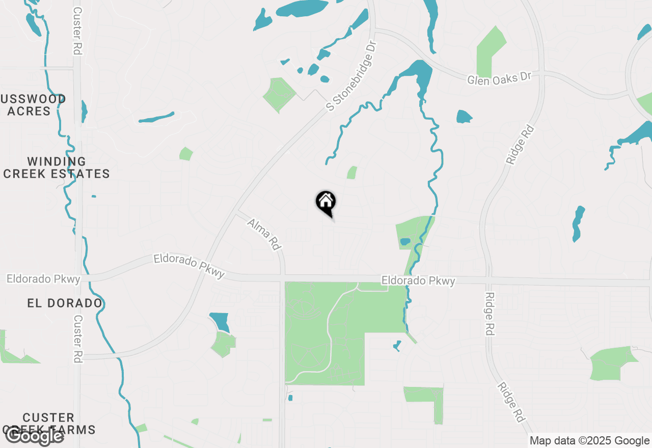 Map of 2505 Vista Oaks Drive, Mckinney, TX 75070