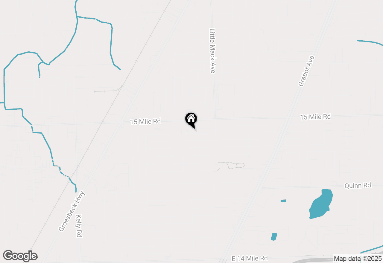 Map of 20309 Abrahm Street, Clinton Township, MI 48035