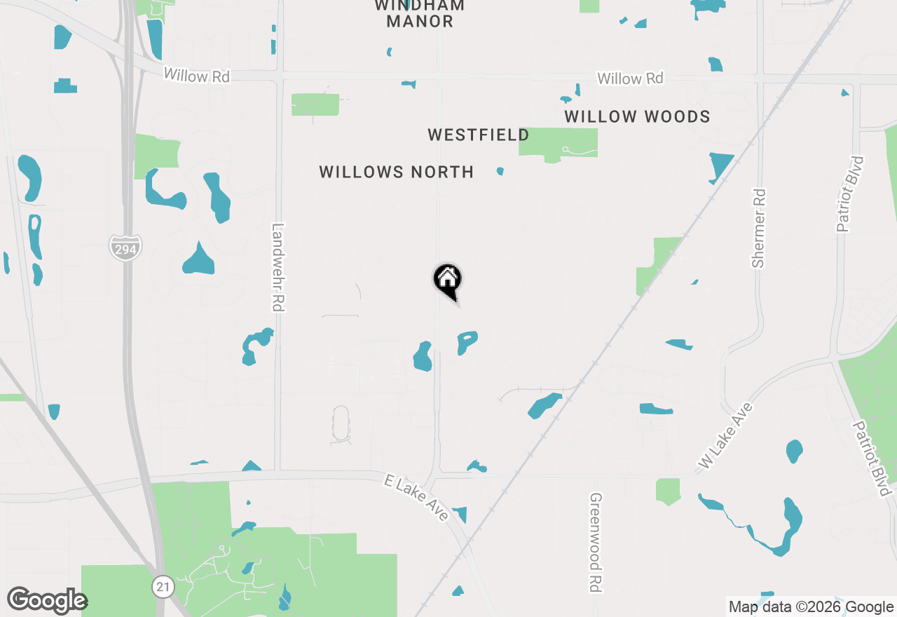 Map of 3724 Winnetka Road, Glenview, IL 60026