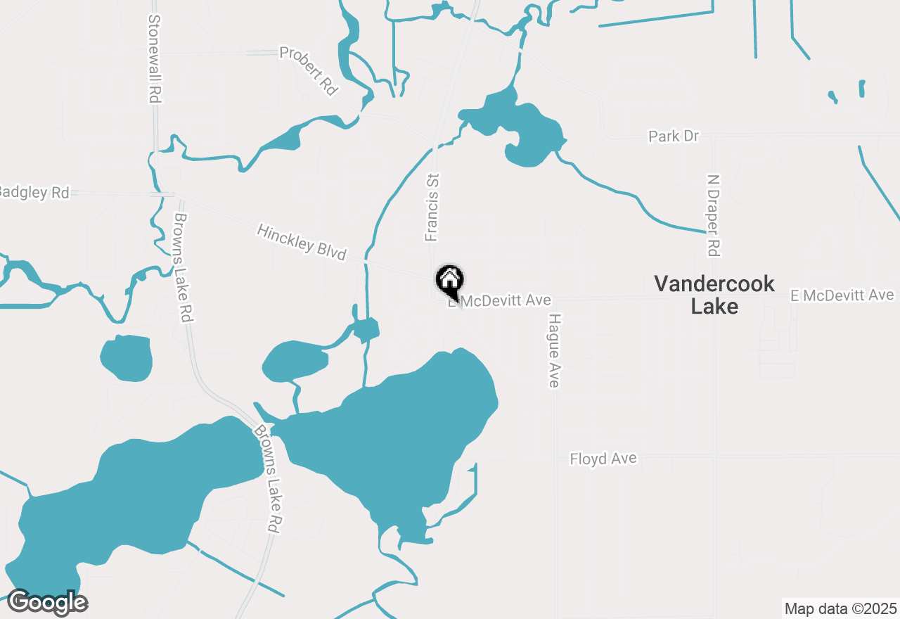 Map of 106 Parkway Street, Jackson, MI 49203