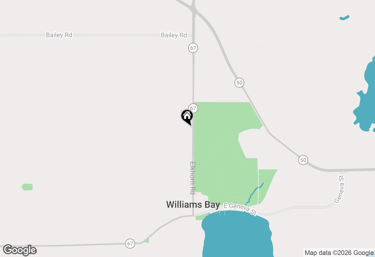 Map of 125 Sunnyside Ct, Williams Bay, WI 53191
