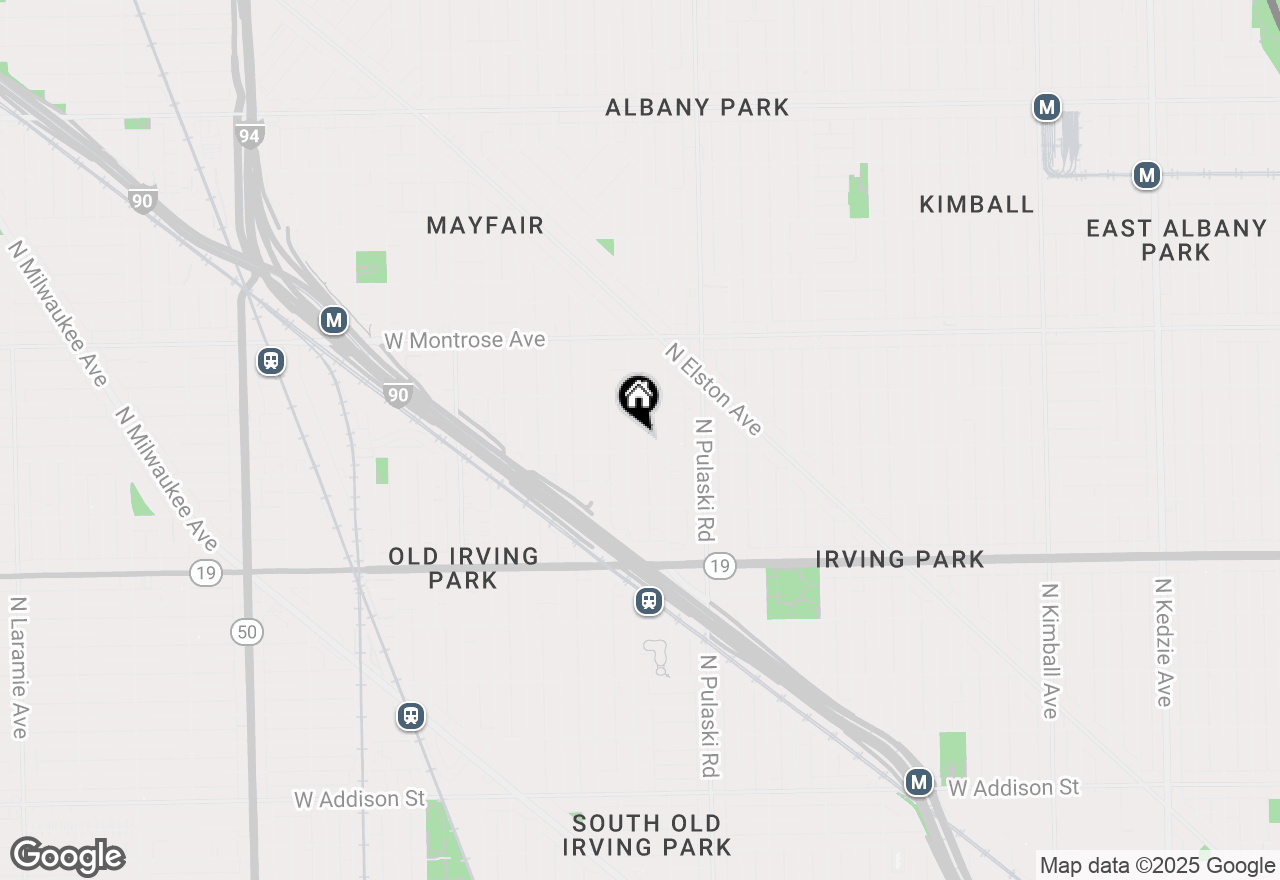 Map of 4207 N Kedvale Avenue #2C, Chicago, IL 60641