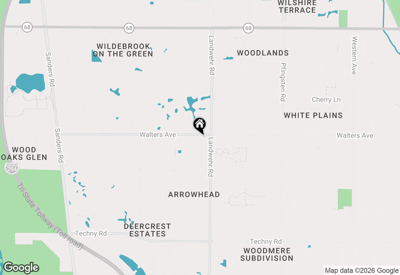 Map of 1421 Hemlock Knoll Terrace, Northbrook, IL 60062