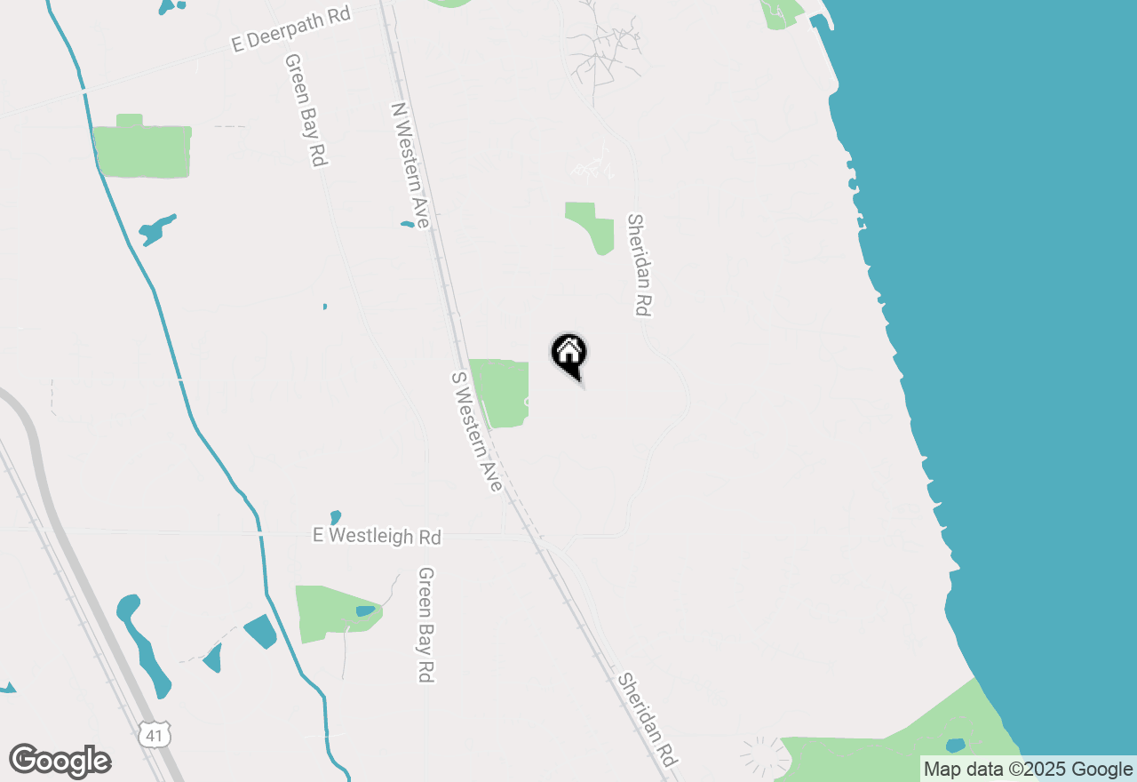 Map of 685 Northmoor Road, Lake Forest, IL 60045