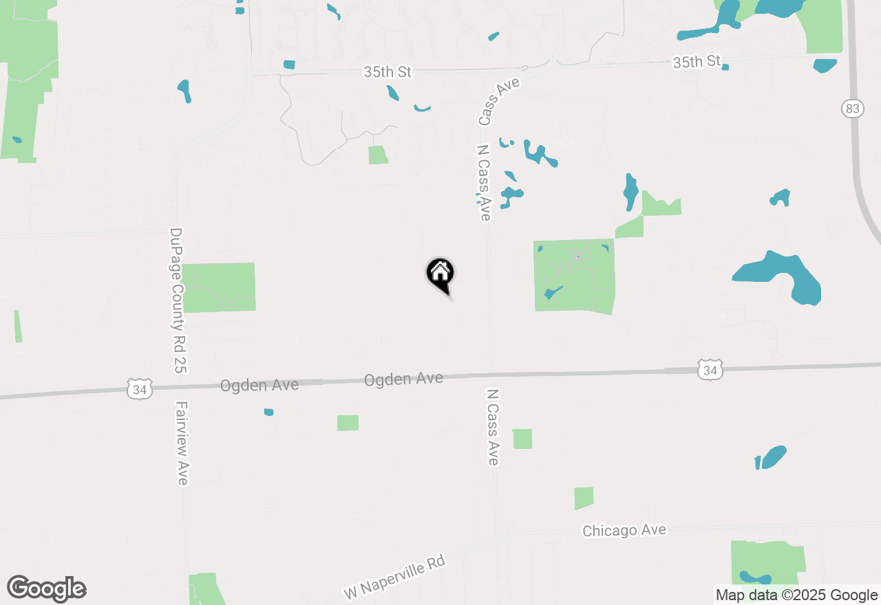 Map of 4018 N Grant Street, Westmont, IL 60559