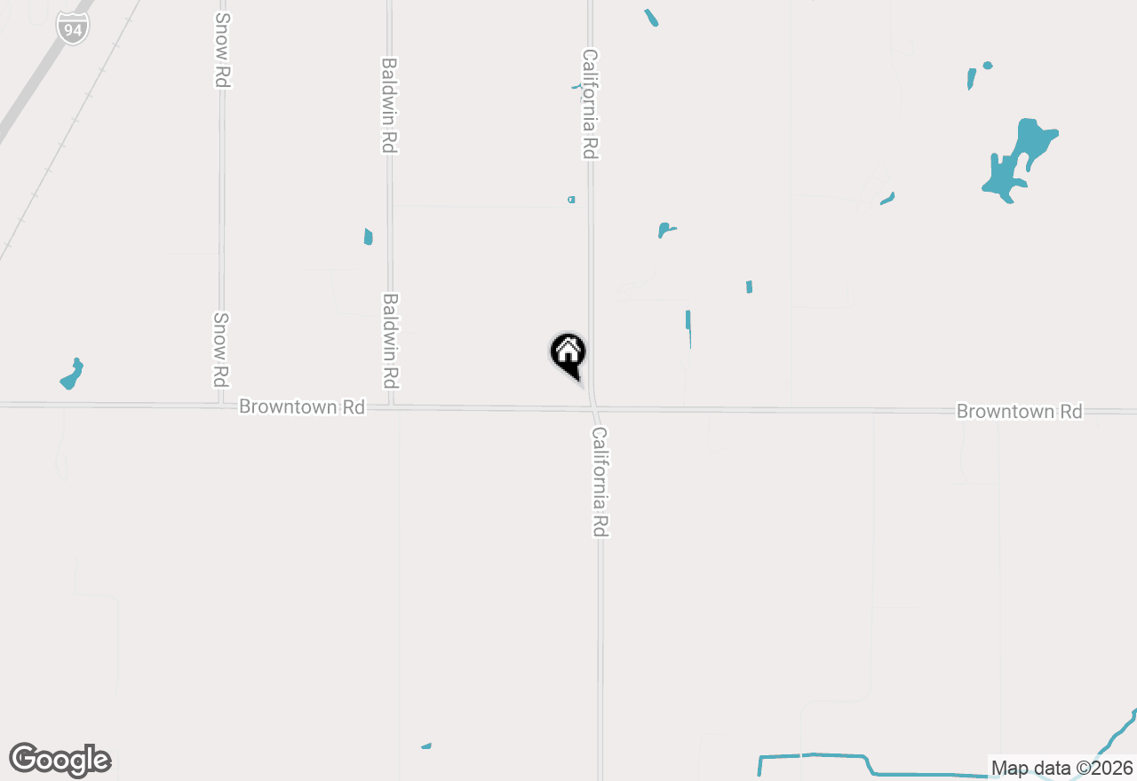 Map of 12054 California Road, Bridgman, MI 49106