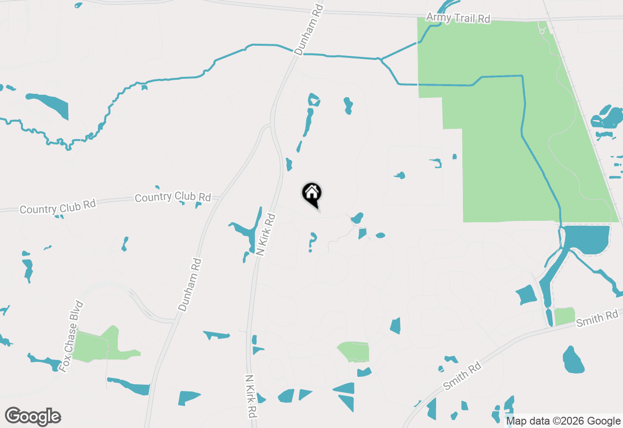 Map of 3202 Royal Fox Drive, St. Charles, IL 60174